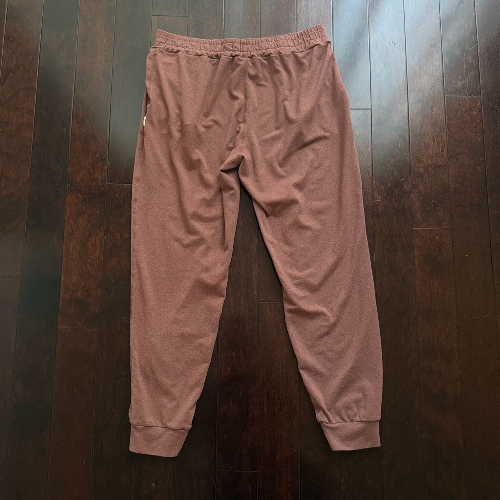 Vuori Performance Jogger Women Size S Brown Tan Elastic Waist Active Gym Workout - Picture 4 of 5